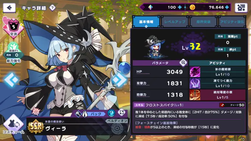 ドットアビス キャラクター